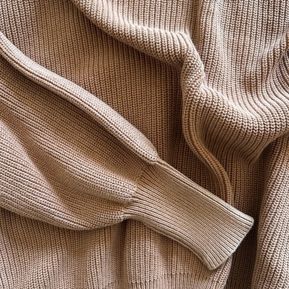 aerie Women's Dusty Mauve Crewneck Sweater - Picture 3 of 4